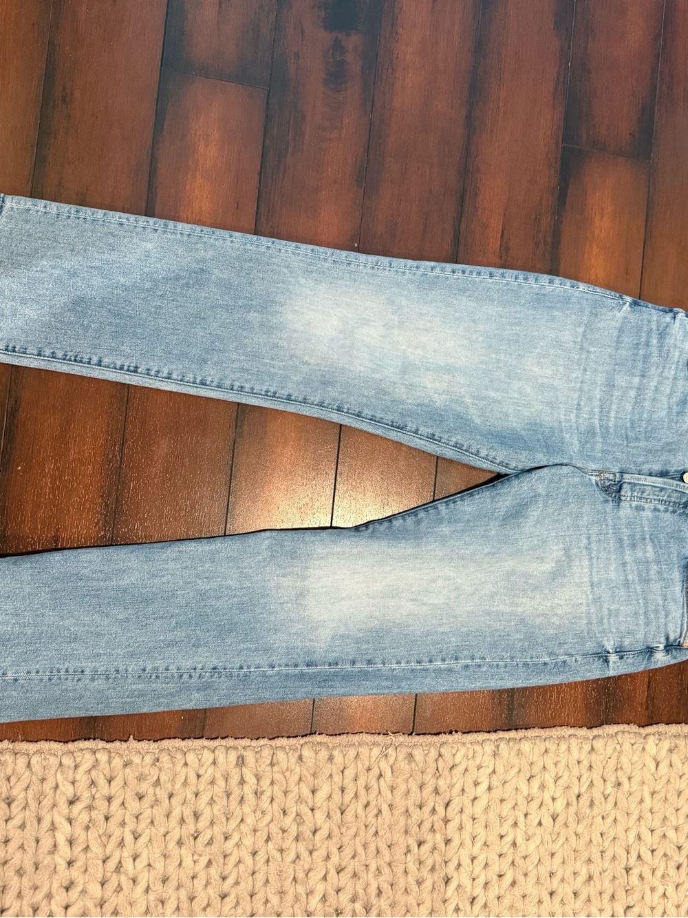 MOTHER Superior High Waisted Hiker Hover Light Wash Jeans Size 30